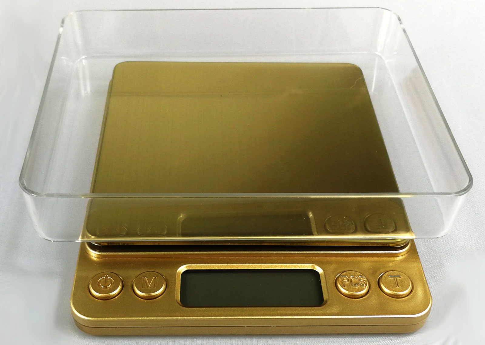 KL-I2000 golden digitální váha do 3kg s přesností 0,1g