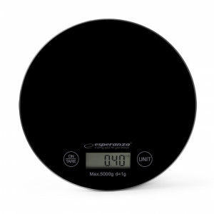 Esperanza EKS003K Digitální kuchyňská váha do 5kg / 1g černá
