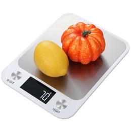 CX-2018 Digitální kuchyňská váha do 5kg/1g bílá