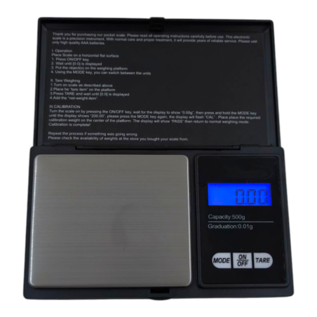 CX-258 kapesní digitální mikrováha do 500 g / 0,01 g - ✔️ cena, recenze | Mikrovahy.cz